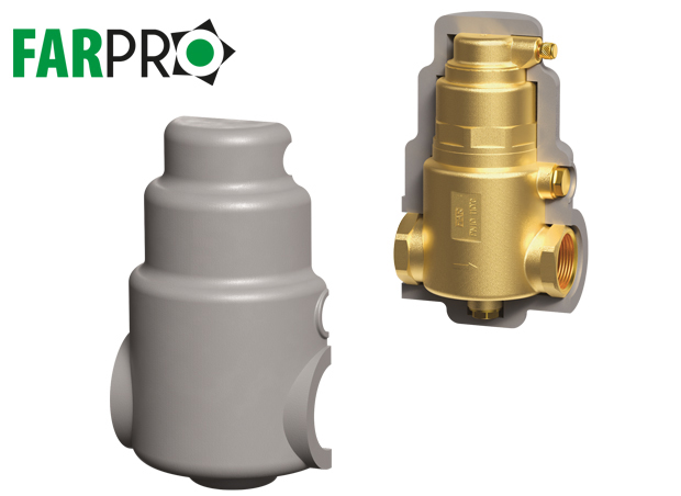 Désaérateur deaerator  pour pompes à chaleur complet avec isolation FAR 2296 114